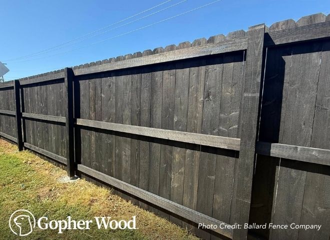 Gopherwood no warping lumber graphic