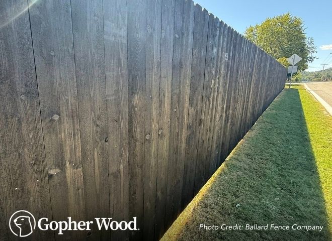 Gopherwood no warping lumber graphic