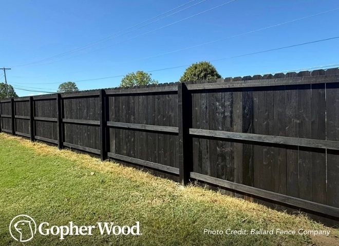 Gopherwood no warping lumber graphic