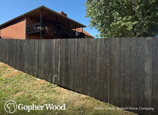 Gopherwood no warping lumber graphic