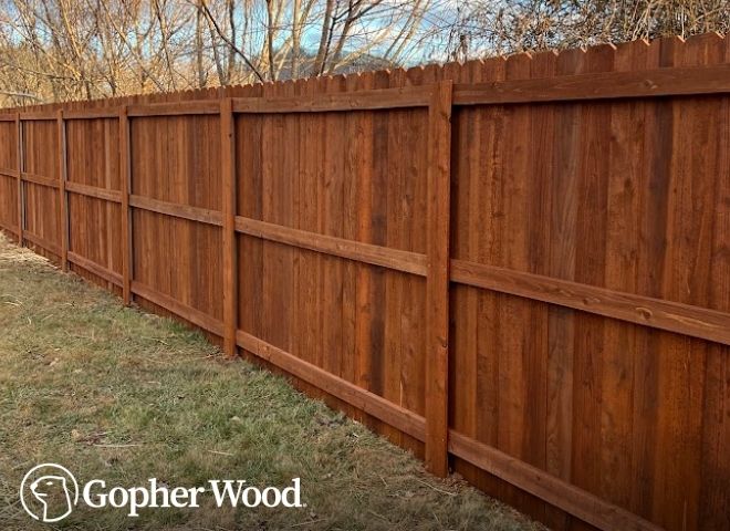 Gopherwood no warping lumber graphic