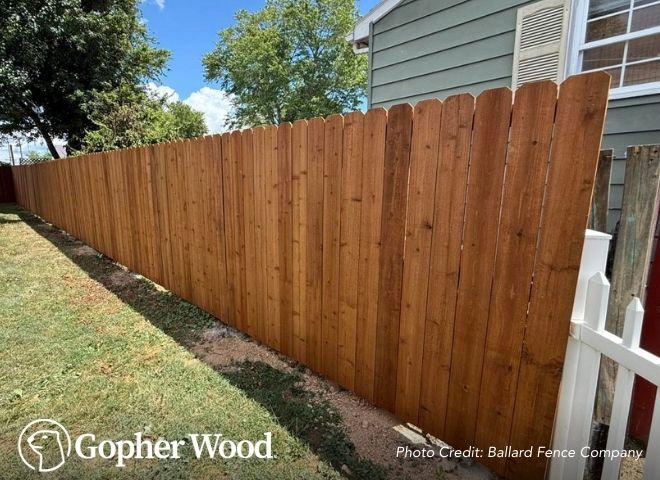 Gopherwood no warping lumber graphic