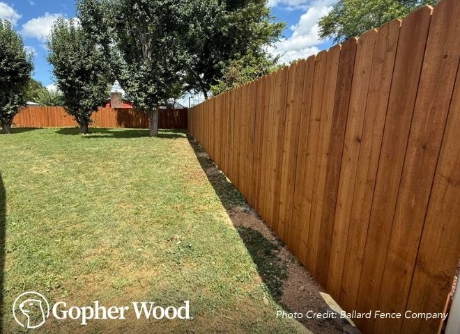 Gopherwood no warping lumber graphic