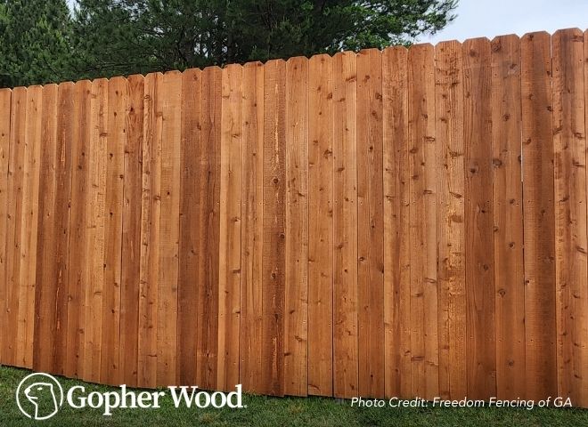 Gopherwood no warping lumber graphic