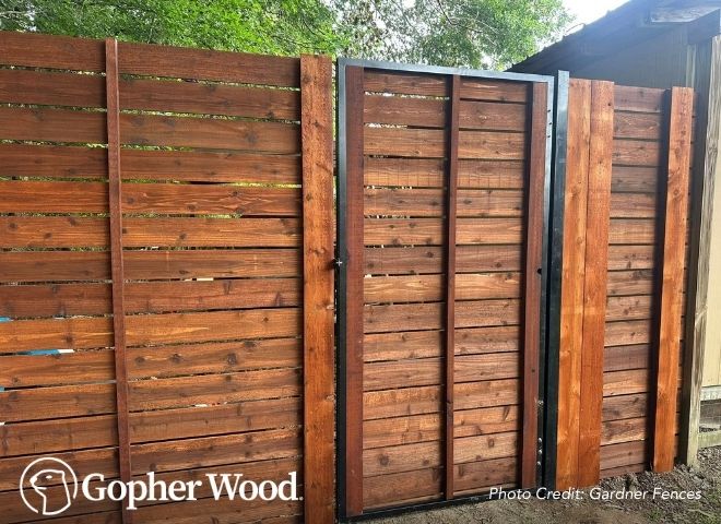 Gopherwood no warping lumber graphic