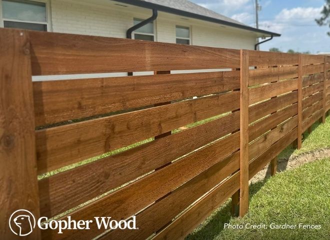 Gopherwood no warping lumber graphic