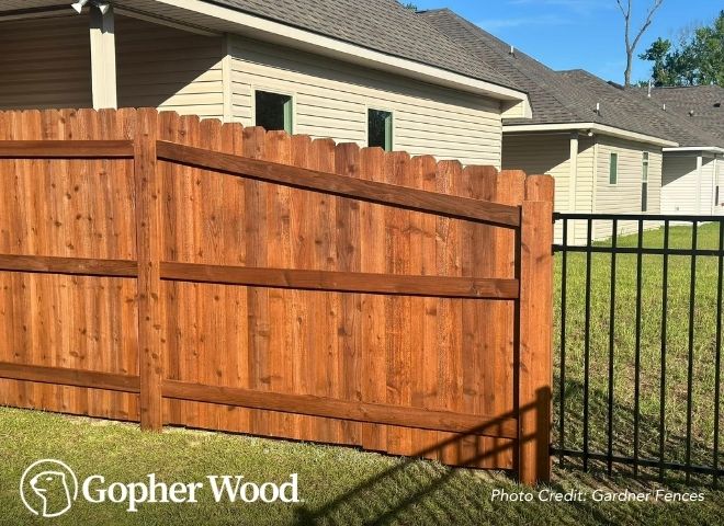 Gopherwood no warping lumber graphic