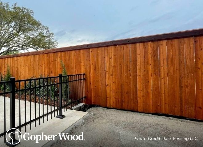 Gopherwood no warping lumber graphic