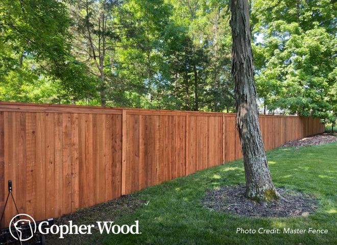 Gopherwood no warping lumber graphic