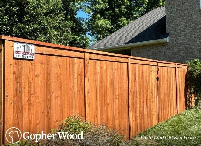 Gopherwood no warping lumber graphic