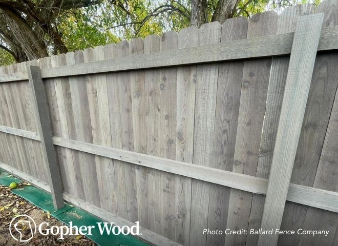 Gopherwood no warping lumber graphic