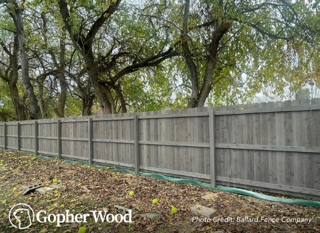 Gopherwood no warping lumber graphic